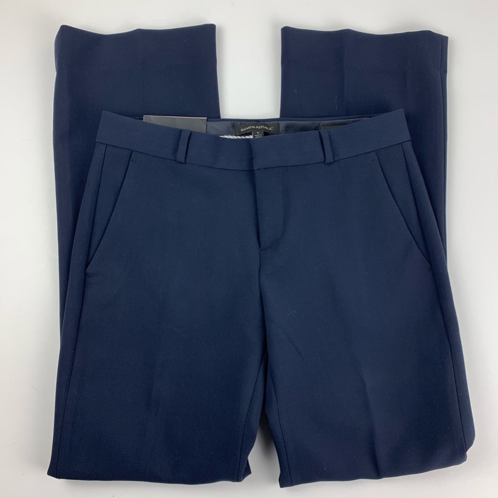 Banana Republic Logan Blue Pants Womens 4 Career
